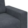 vidaXL 3-Seater Sofa Dark Grey 180 cm Velvet