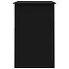 vidaXL Desk Black Engineered wood Compact Desk Rectangular Modern