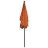 vidaXL Garden Parasol Terracotta Polyester, Steel Large Tiltable