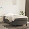 vidaXL Bed Frame Dark Grey Velvet (100% polyester), Plywood, Engineered wood