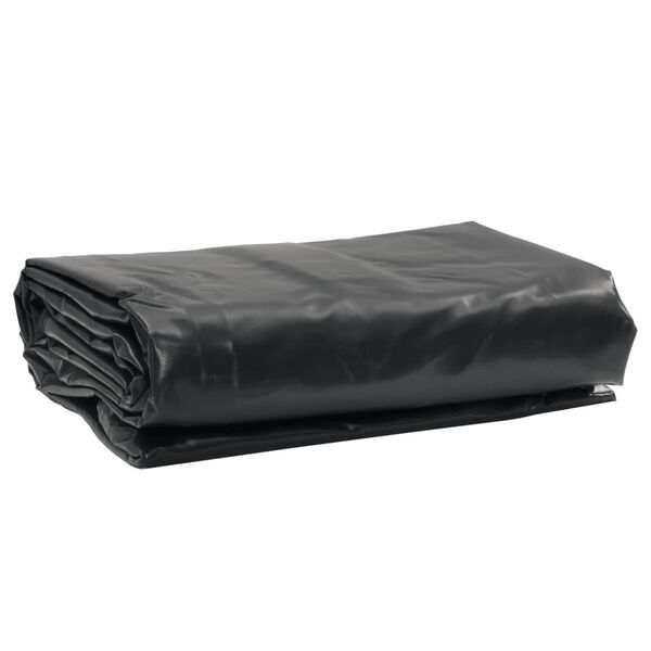 vidaXL Tarpaulin Black 16.4x23.0' 7.11 oz/ft&sup2;