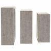 vidaXL Wall Cube Shelf Set of 3 Concrete Gray MDF