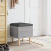vidaXL Storage Bench Grey Sonoma Engineered wood Standard Storage Bench