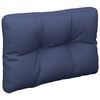 vidaXL Pallet Cushion Set of 2 Navy Blue 100% polyester 23.6x23.6x4.7 in