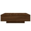 vidaXL Coffee Table Brown oak Engineered wood Medium Lights