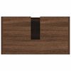 vidaXL Bathroom Cabinet Brown oak Engineered wood Medium