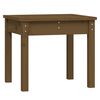 vidaXL Garden Bench Honey Brown Solid Pine Wood 19.7x17.3x17.7 in