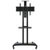 vidaXL TV Stand on Wheels 32-70 Inch Screen Max VESA 23.62x15.75" 132.3 lb