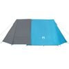 vidaXL Camping Tent 3-Person Blue Waterproof