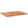 vidaXL Table Top 27.6"x19.7"x1" Rectangular Solid Wood Acacia