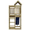 vidaXL Outdoor Playset Natural wood, Blue Vacuum pressure treated pine wood