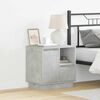 vidaXL Bedside Cabinet Concrete Grey 19.69 x 13.58 x 19.69 in