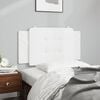 vidaXL Headboard Cushion White