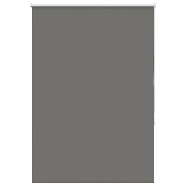 vidaXL Roller Blind Grey Polyester, Aluminium 45.3 in wide, 51.2 in high