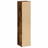 vidaXL Bathroom Cabinet with Roll Holder Smoked Oak 20,5x20x90 cm