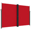 vidaXL Retractable Side Awning Red