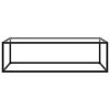 vidaXL Coffee Table Black and transparent