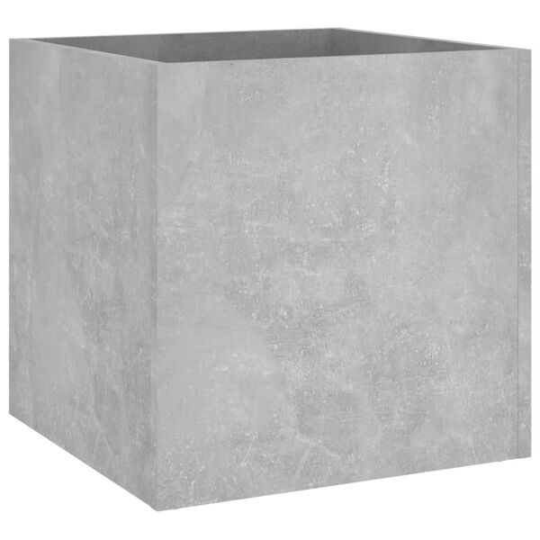 vidaXL Planter Box Concrete grey Engineered wood Medium
