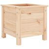 vidaXL Garden Planter Natural Wood Solid pine wood Medium