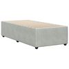vidaXL Bed Frame Sturdy Rectangular Modern Twin XL Bed Light Grey