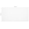 vidaXL Table Protector Transparent PVC 78.7 x 39.4 in