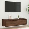 vidaXL TV Cabinet Brown Oak Engineered Wood Large TV Cabinet