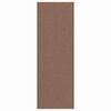 vidaXL Doormat Brown and Black 120 x 350 cm Polypropylene and vinyl