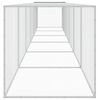 vidaXL Chicken Cage Anthracite Galvanized steel 237.4 x 38.6 x 35.4 in