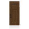 vidaXL Kitchen Base Cabinet Brown Oak Engineered Wood Standard
