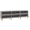 vidaXL TV Cabinet Gray sonoma Engineered wood 59 in x 11.8 in x 17.5 in