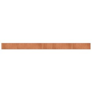 vidaXL Rug Brown Bamboo, Polypropylene 27.6 in by 393.7 in Rug
