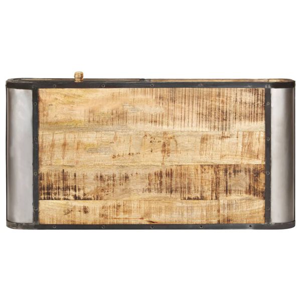 vidaXL Coffee Table Multicolor (Variations of wood and iron)