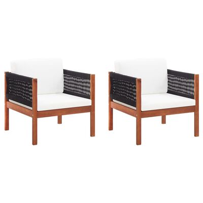 vidaXL Patio Lounge Table 24.8"x24.8"x11.8" Solid Acacia Wood