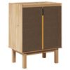 vidaXL Bathroom Sink Cabinet Honey brown Solid pine wood, engineered wood