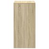 vidaXL Bar Table Sonoma oak Engineered wood 20.1x19.7x40.7 in Bar Table