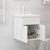 vidaXL Sink Cabinet White Engineered wood Standard Sink Cabinet