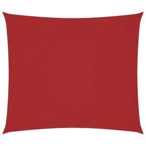 vidaXL Sunshade Sail Oxford Fabric Rectangular 6.6‘x8.2‘ Red