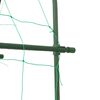 vidaXL Garden Trellis Set of 2 Green Steel with PE coating and PP clips