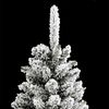 vidaXL Artificial Christmas Tree with 150 LEDs White 59.06 in
