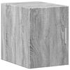 vidaXL Slim Storage Cabinet Grey Sonoma Engineered Wood Slim