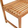 vidaXL Corner Bench Brown Solid Acacia Wood 55.1 in corner bench