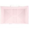 vidaXL Paper Bags 250 pcs with Handles Pink 32x22x24 cm