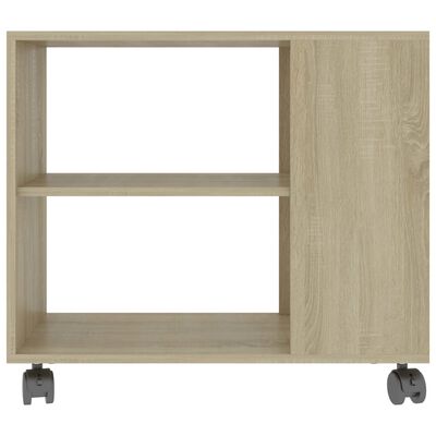 vidaXL Side Table Sonoma Oak 27.6"x13.8"x21.7" Engineered Wood