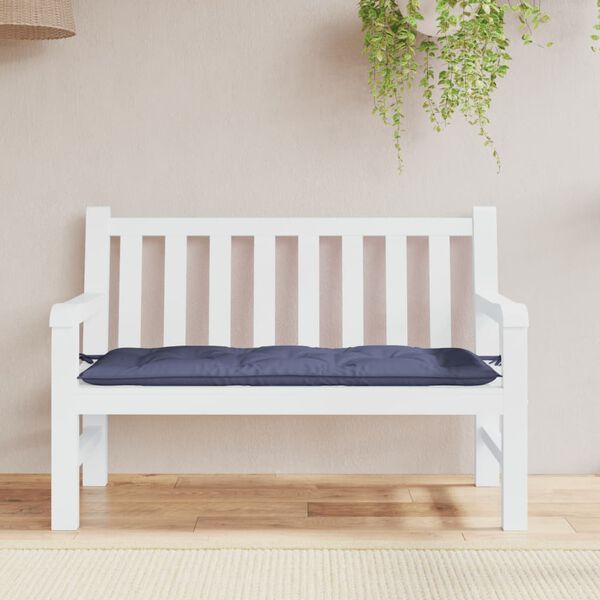vidaXL Garden Bench Cushion Navy blue Oxford fabric (100% polyester)