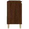 vidaXL Bathroom Cabinet Brown oak Engineered wood Medium