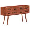 vidaXL Sideboard Brown Solid Mango Wood, Iron Medium Sideboard