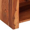 vidaXL Bookshelf Natural wood Solid wood 19.7x11.8x39.4 in Bookshelf