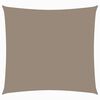 vidaXL Sunshade Sail Oxford Fabric Square 19.7x19.7' Taupe