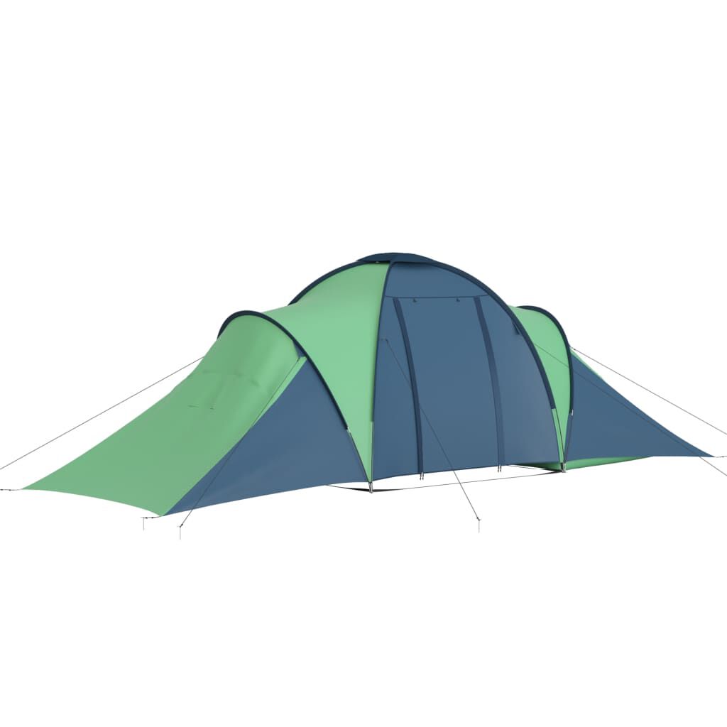 vidaXL Camping Tent 6 Persons Blue and 