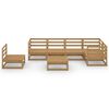 vidaXL Garden Lounge Set Honey brown Solid pine wood